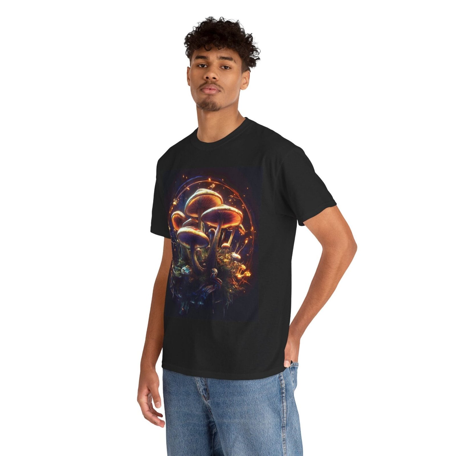 Glowy Shroom 4: T-shirt unisex - Image 10