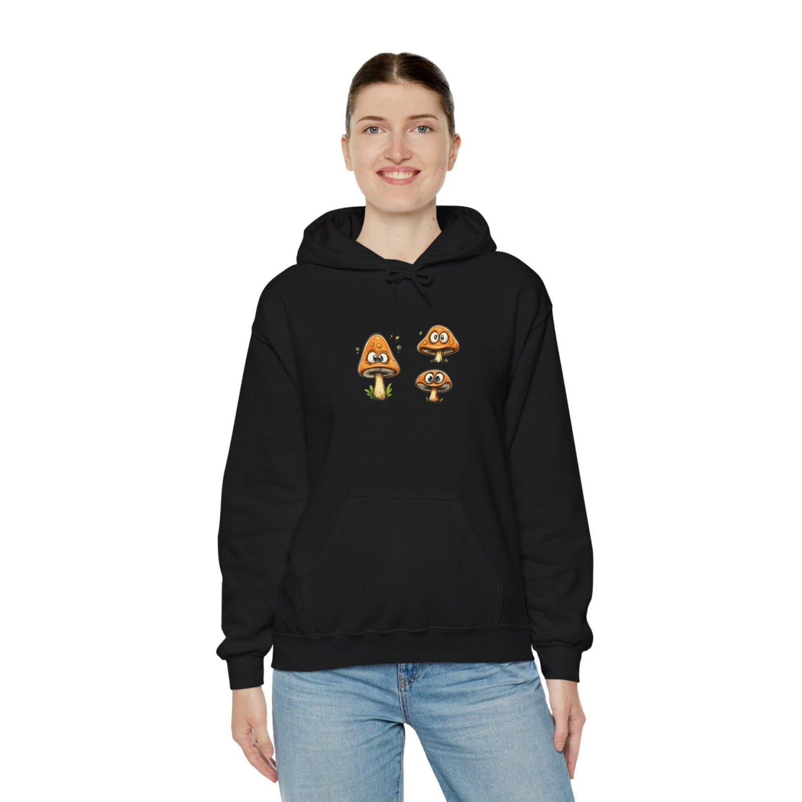Bluza z kapturem z motywem grzybowym 25 - Image 7