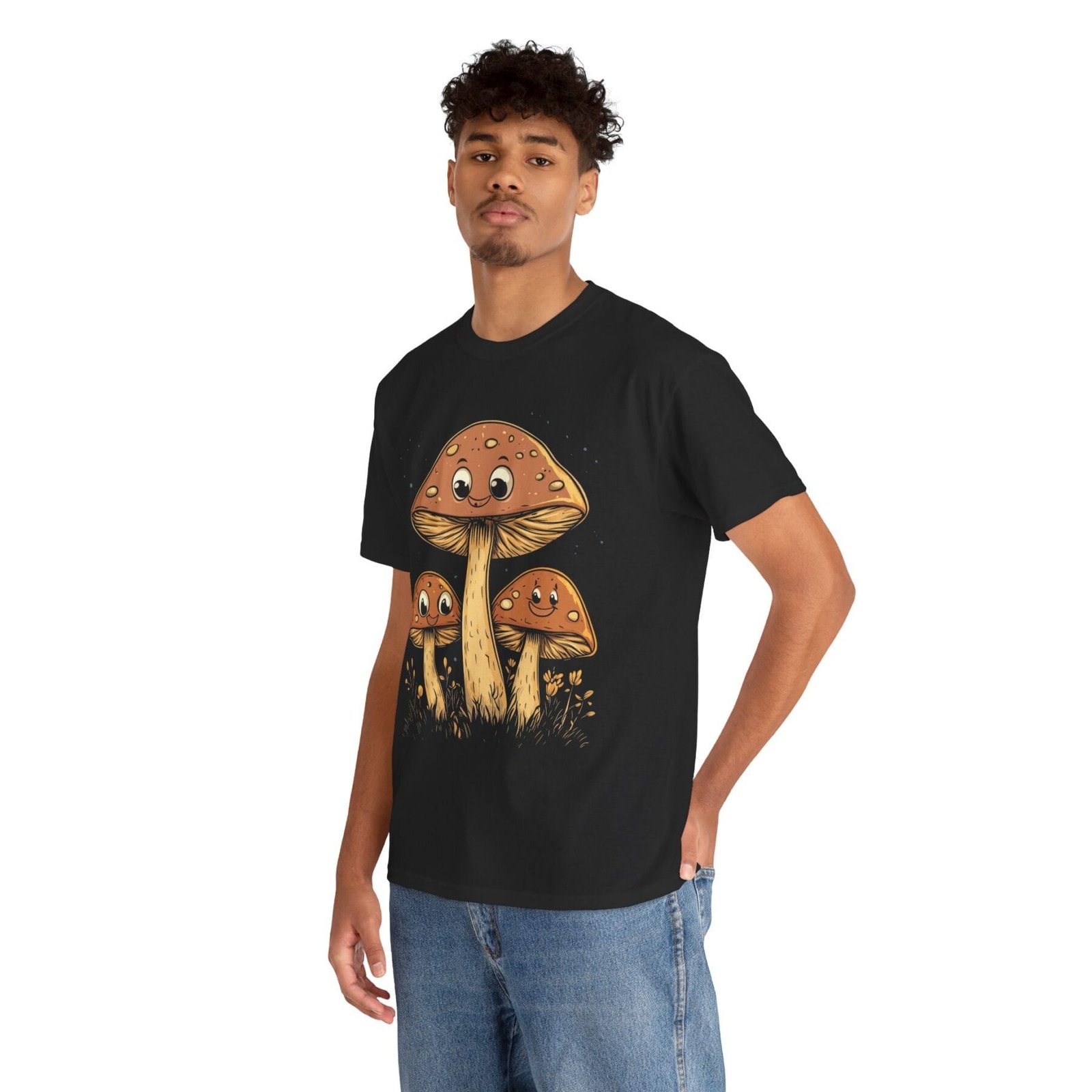 Cartoon Shroom 3: T-shirt unisex - Image 10