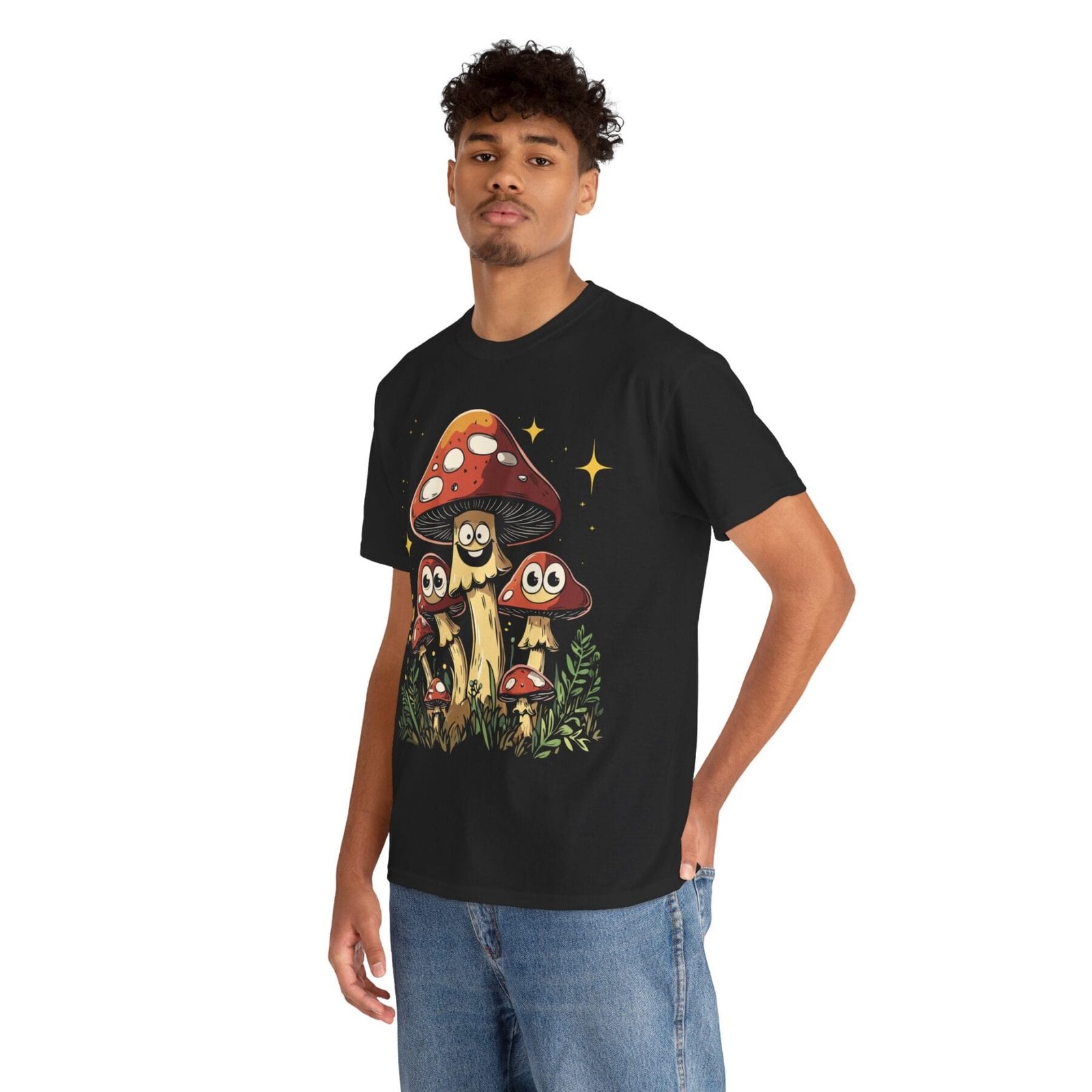 Cartoon Shroom 1: T-shirt unisex - Image 11