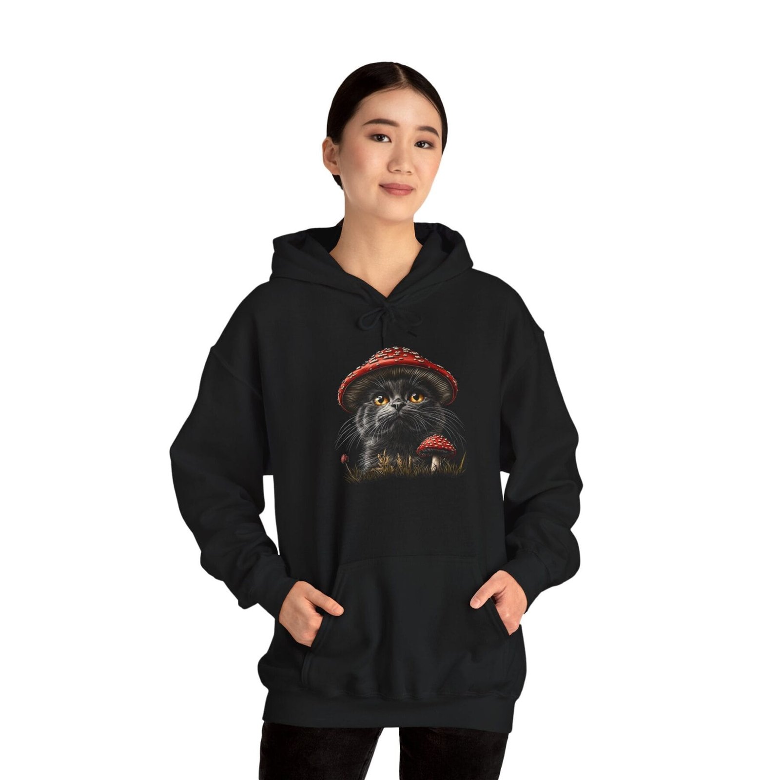 Bluza z kapturem Grzybokot 3 - Image 6