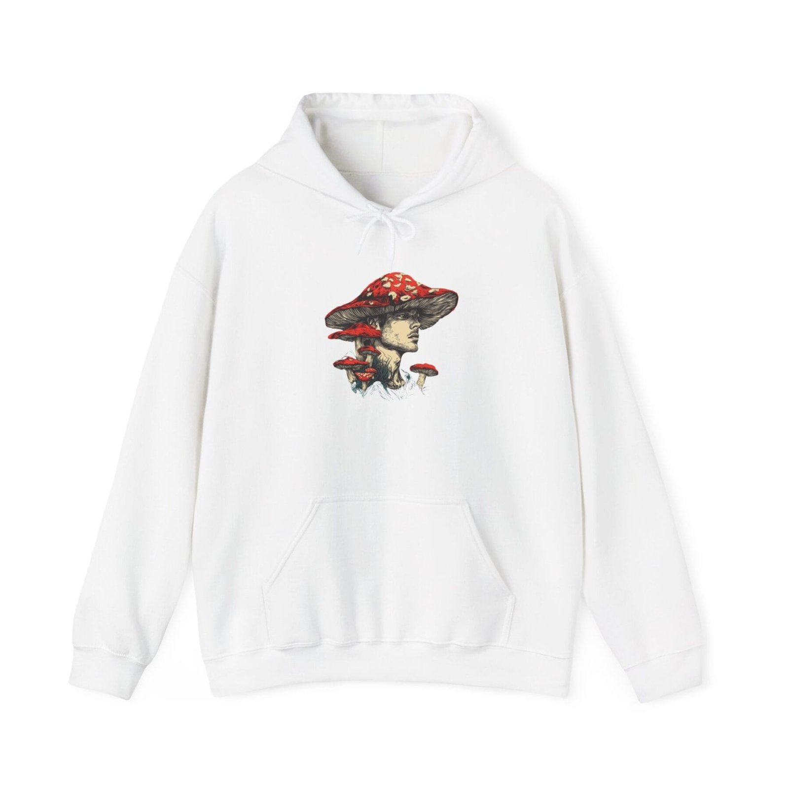Bluza z kapturem z motywem grzybowym 13 - Image 2