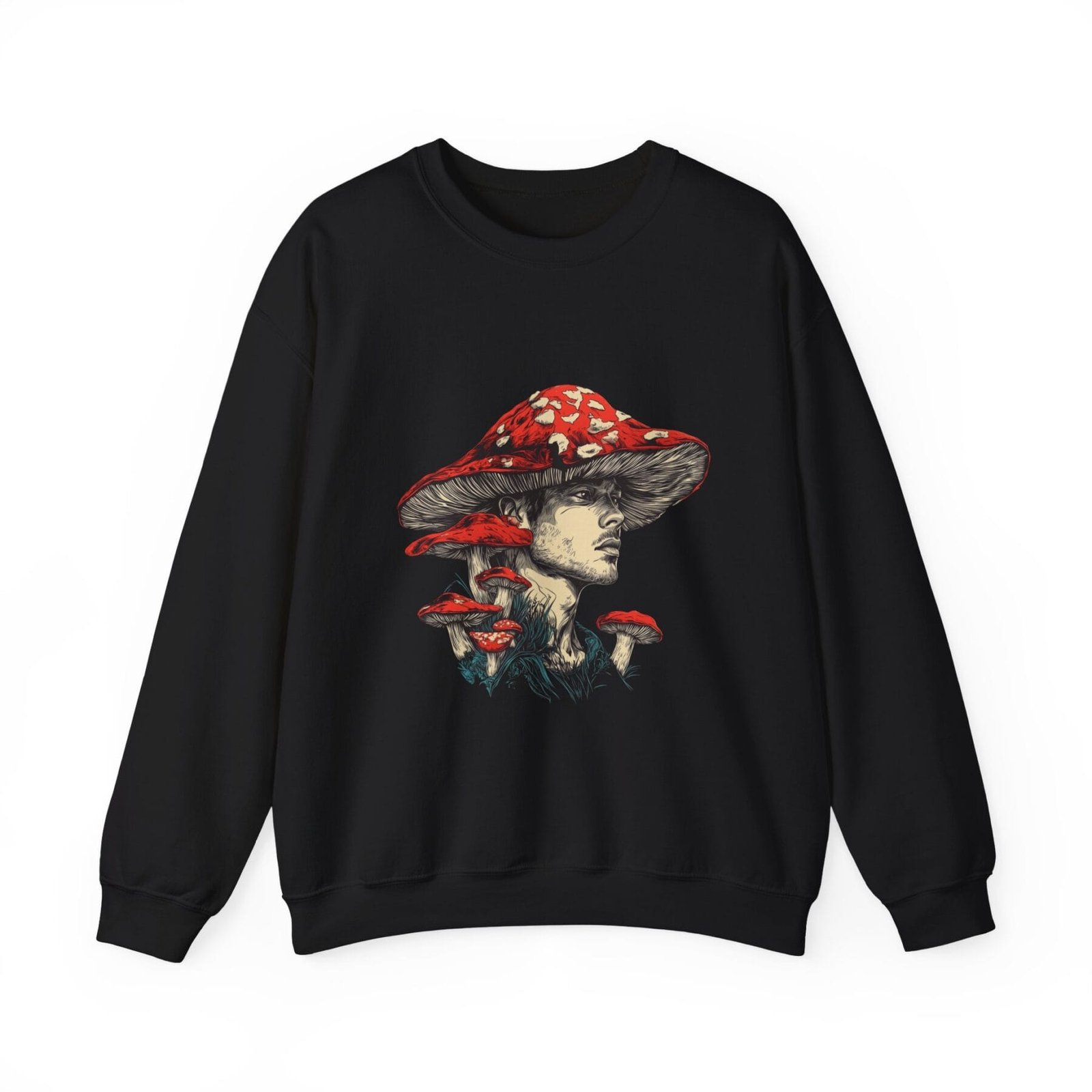 Bluza basic z motywem grzybowym 13 - Image 3