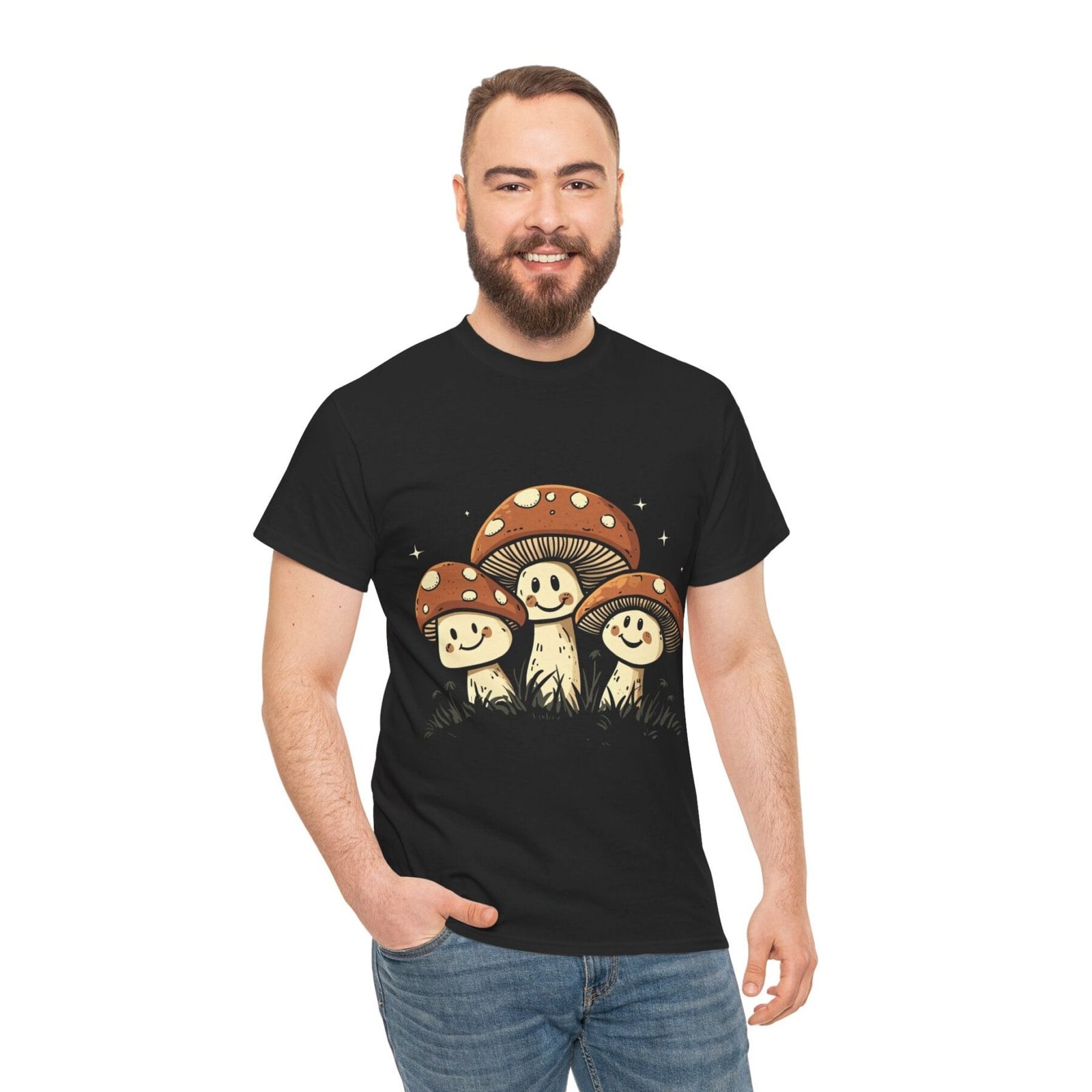 Cartoon Shroom 6: T-shirt unisex - Image 10