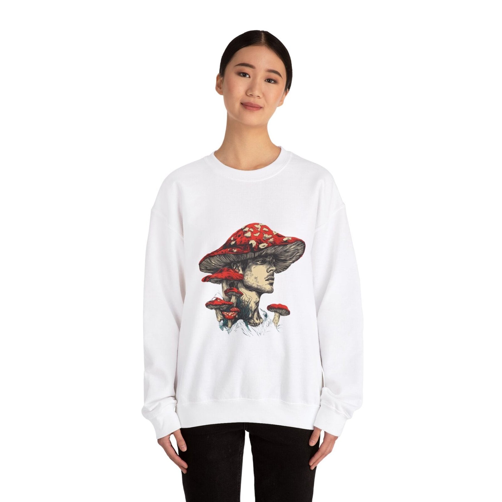 Bluza basic z motywem grzybowym 13 - Image 6