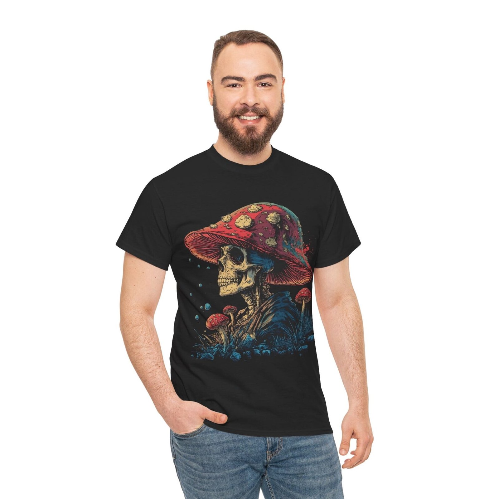 Mushroom Head 7: T-shirt unisex - Image 13