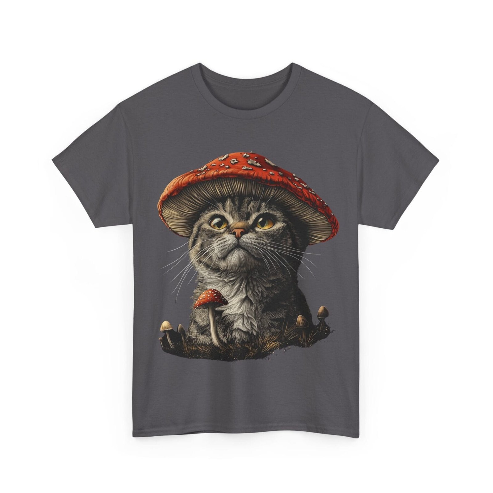 Grzybokot: T-shirt muchomor kot - unisex - Image 5