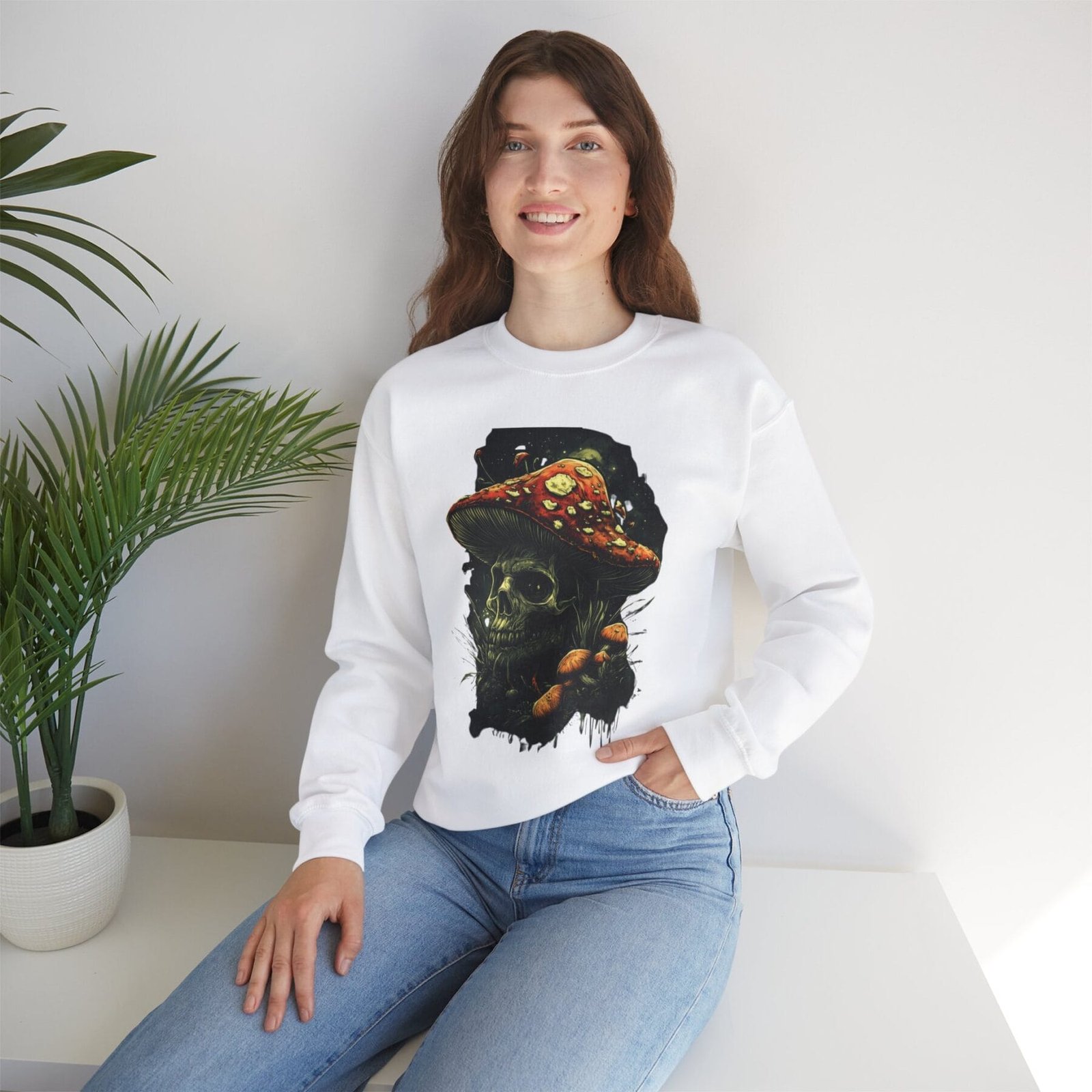 Bluza basic z motywem grzybowym 16 - Image 9
