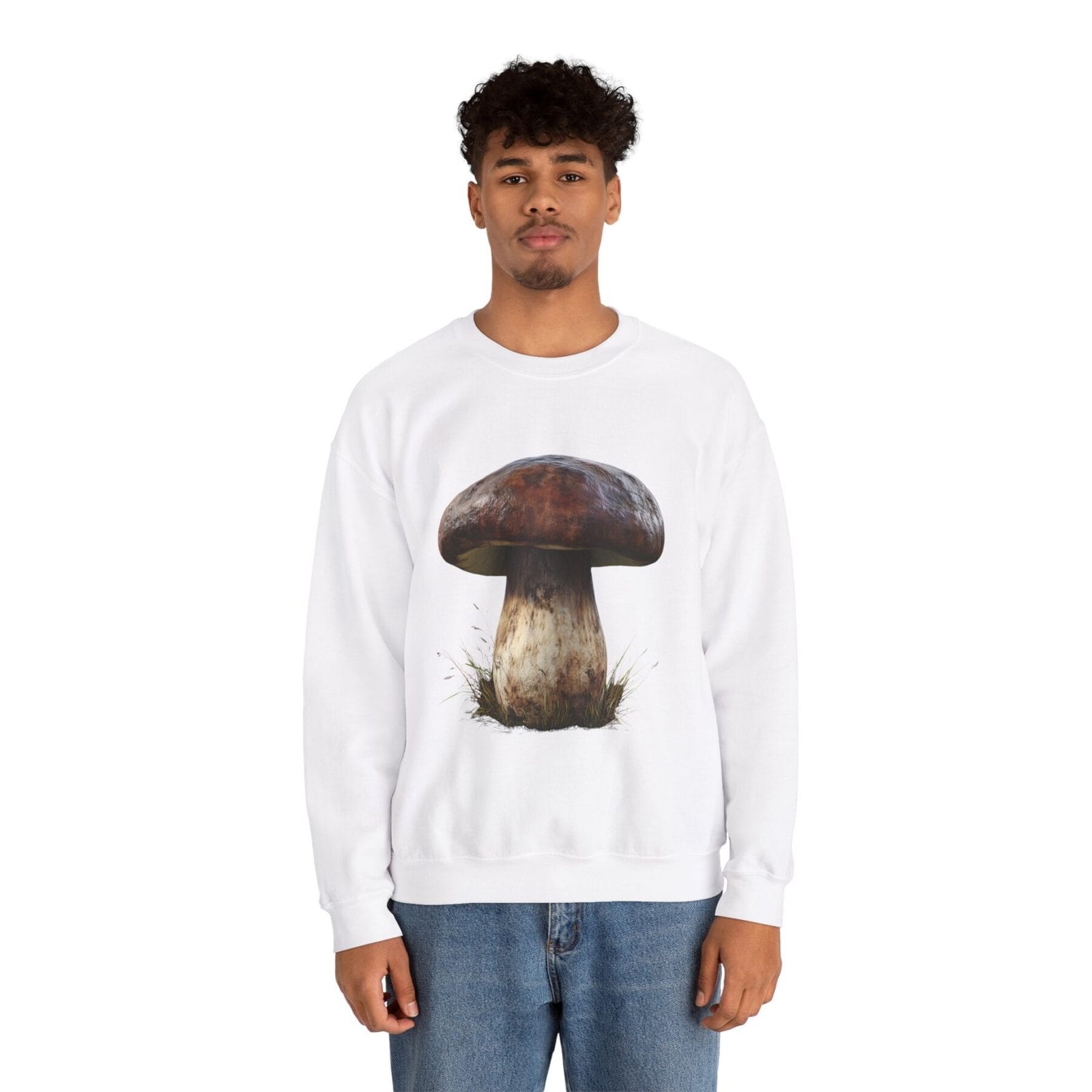 Bluza basic z motywem grzybowym 2 - Image 7
