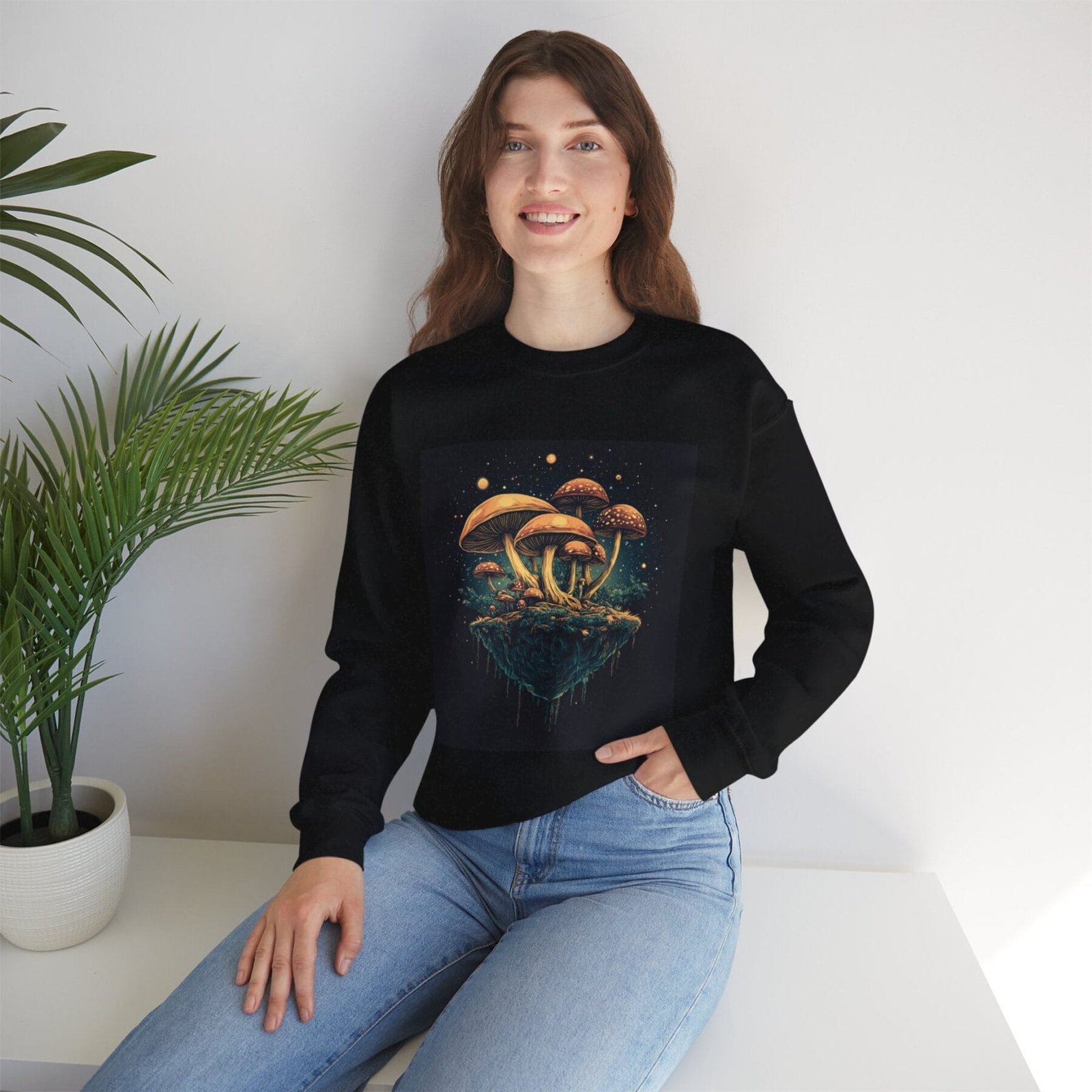 Bluza basic z motywem grzybowym 18 - Image 7