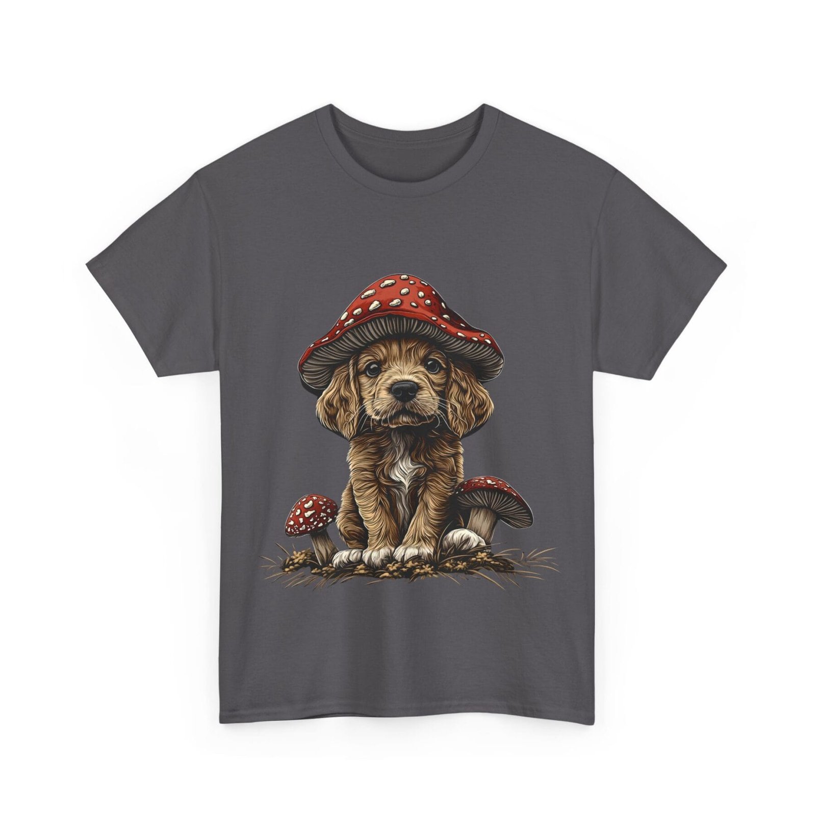 Grzybopsiak: T-shirt muchomor pies – unisex - Image 5