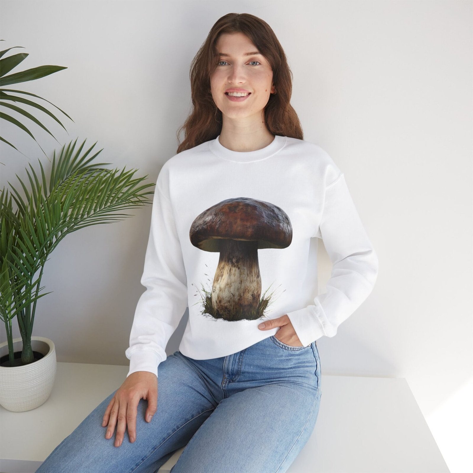 Bluza basic z motywem grzybowym 2 - Image 9
