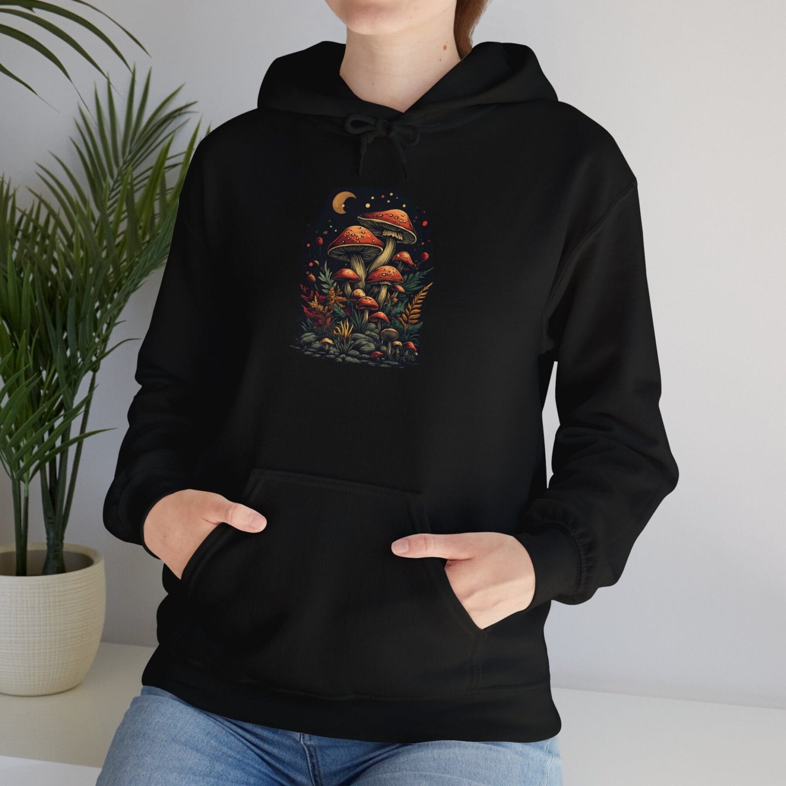 Bluza z kapturem z motywem grzybowym 33 - Image 10