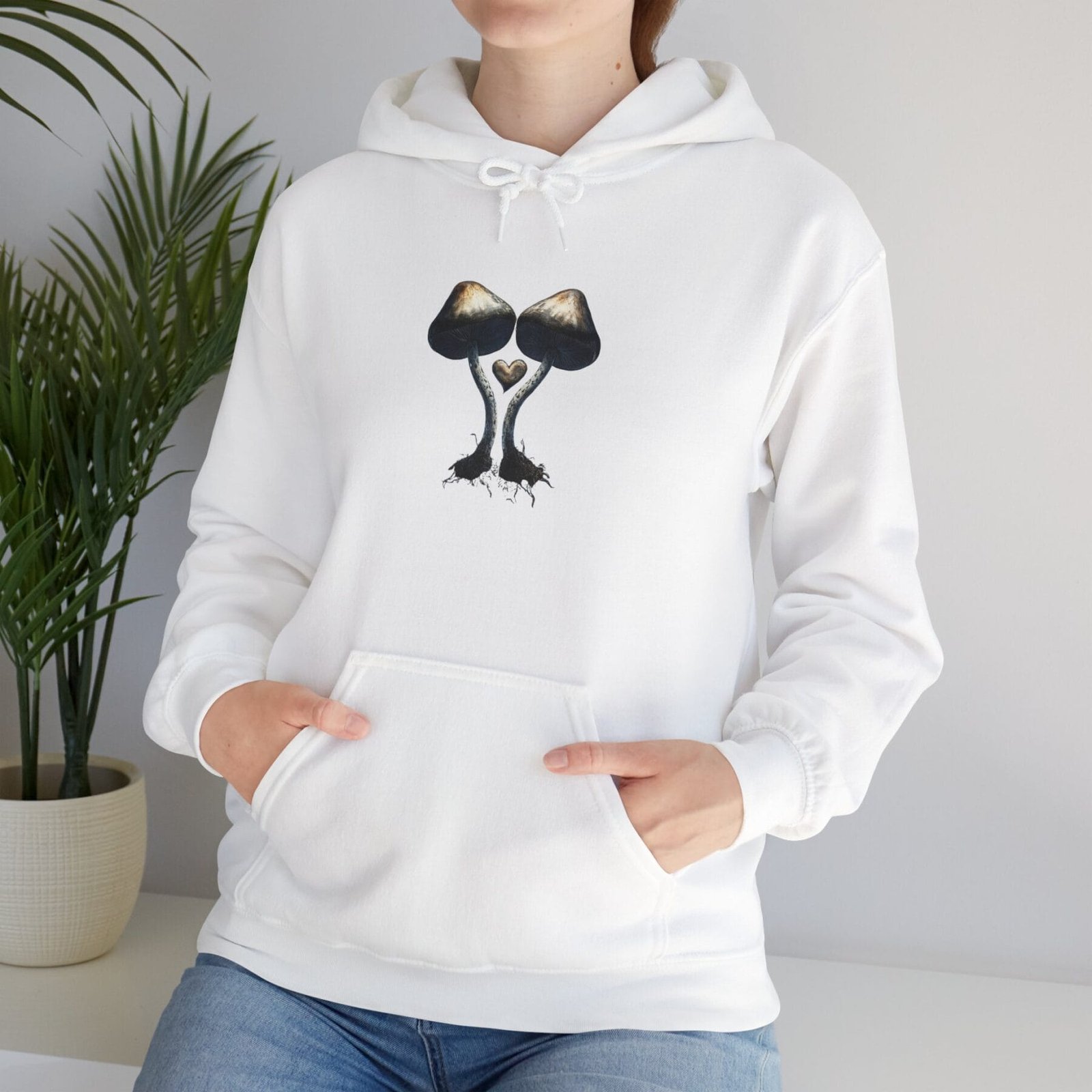 Bluza z kapturem z motywem grzybowym 6 - Image 9