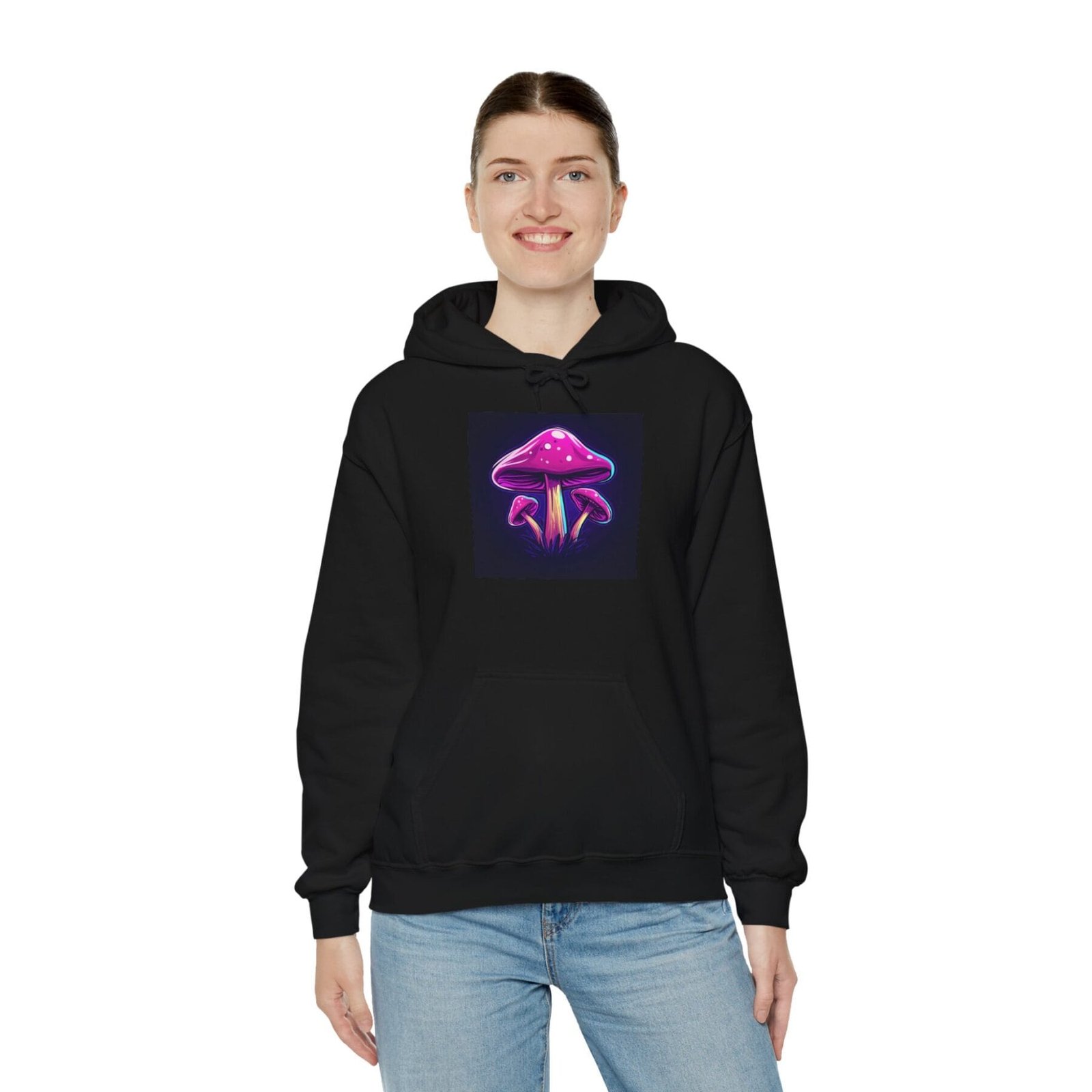 Bluza z kapturem z motywem grzybowym 20 - Image 5