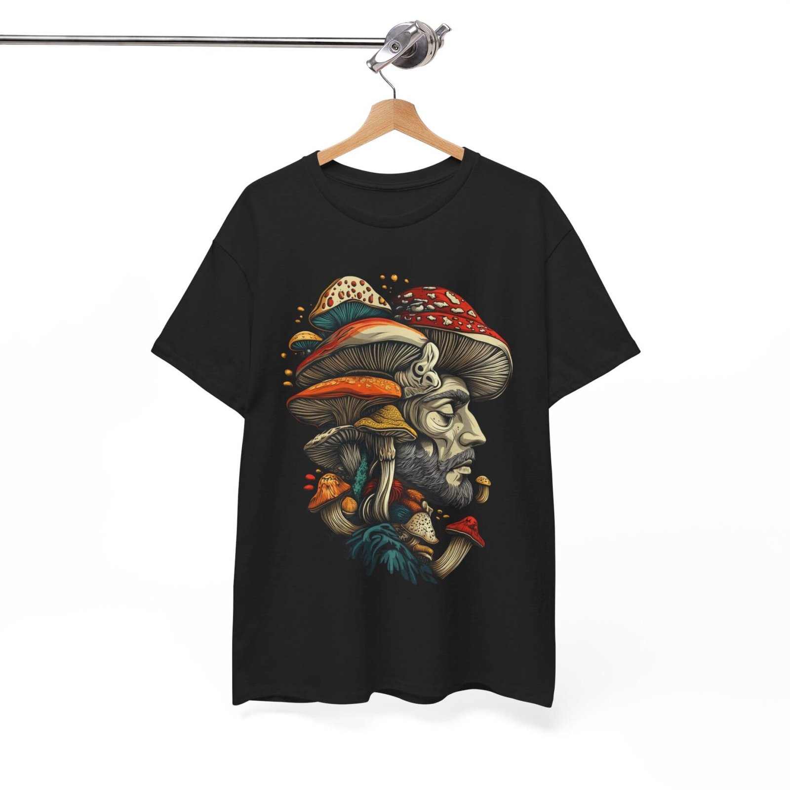 Mushroom Head 6: T-shirt unisex - Image 10