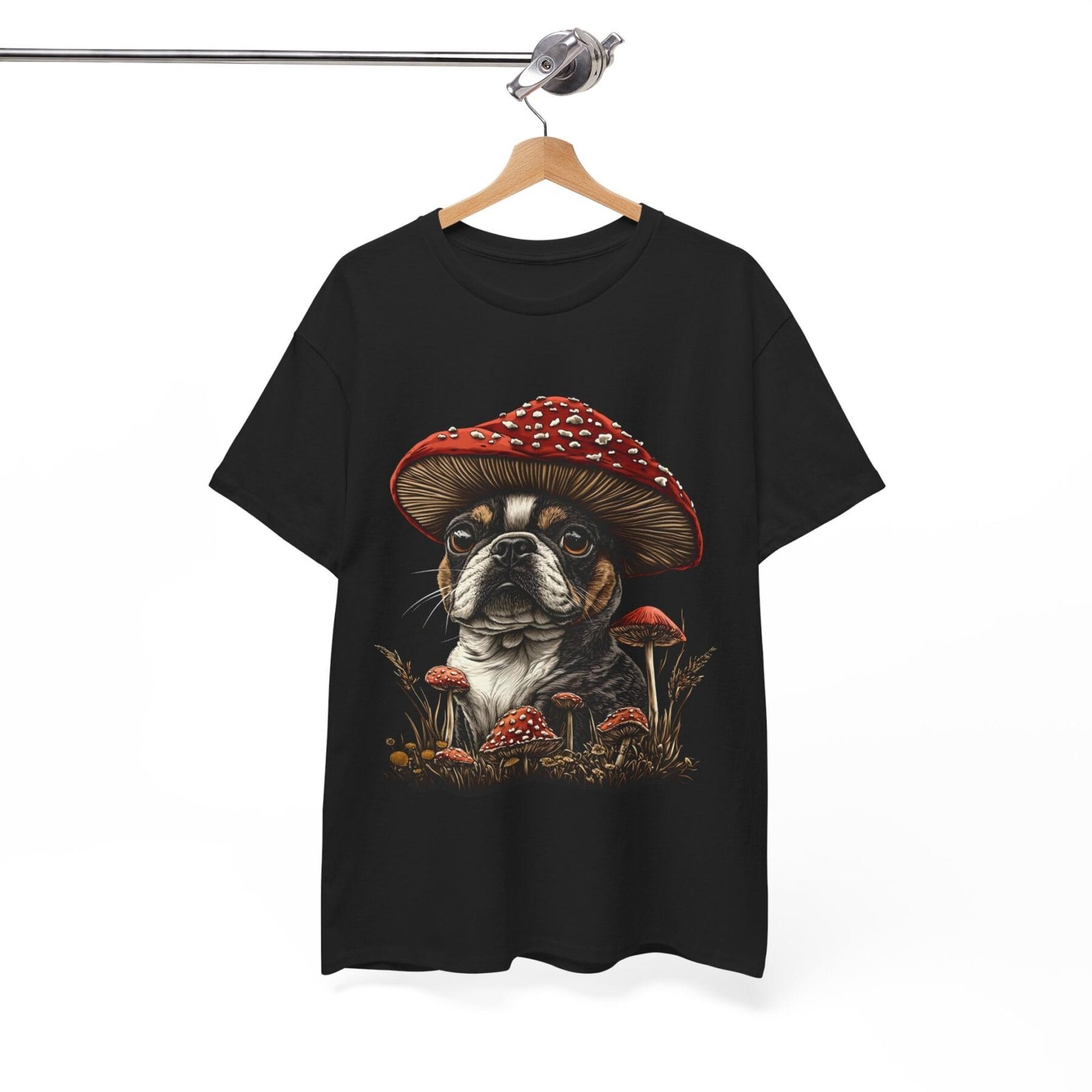 Grzybopsiak: T-shirt muchomor pies 5 – unisex - Image 10