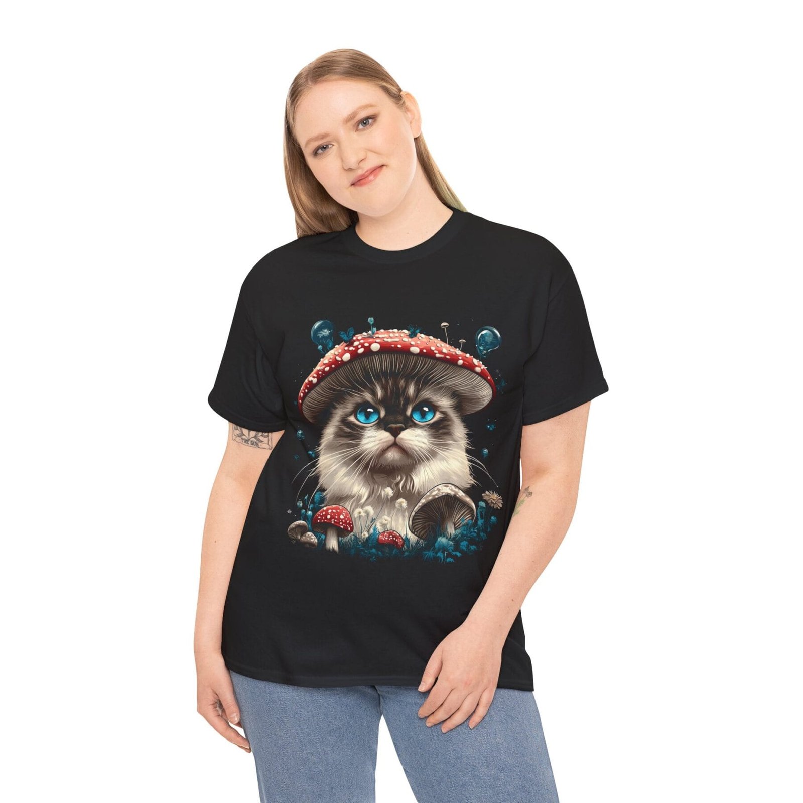 Grzybokot: T-shirt muchomor kot 5 – unisex - Image 12