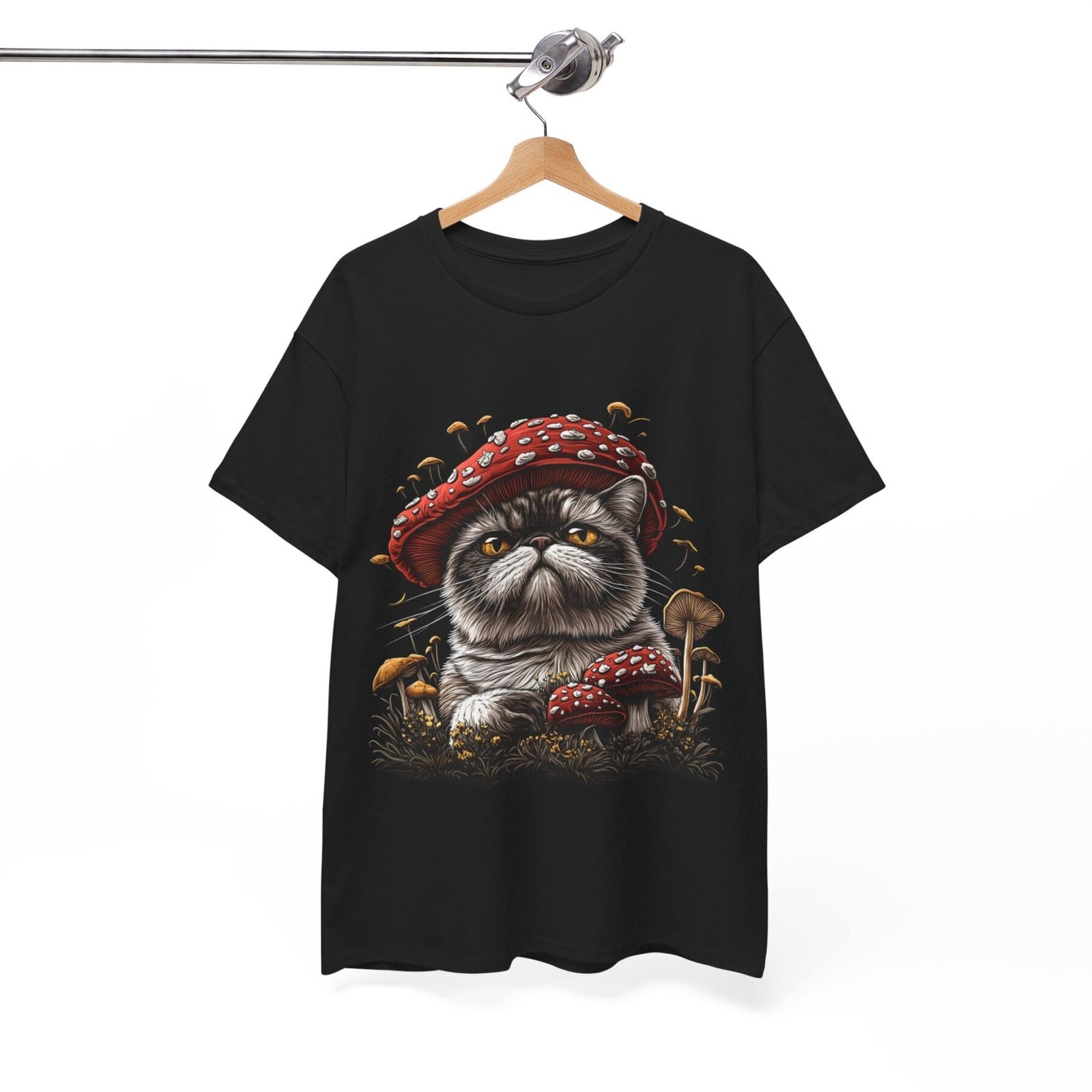 Grzybokot: T-shirt muchomor kot 4 – unisex - Image 10