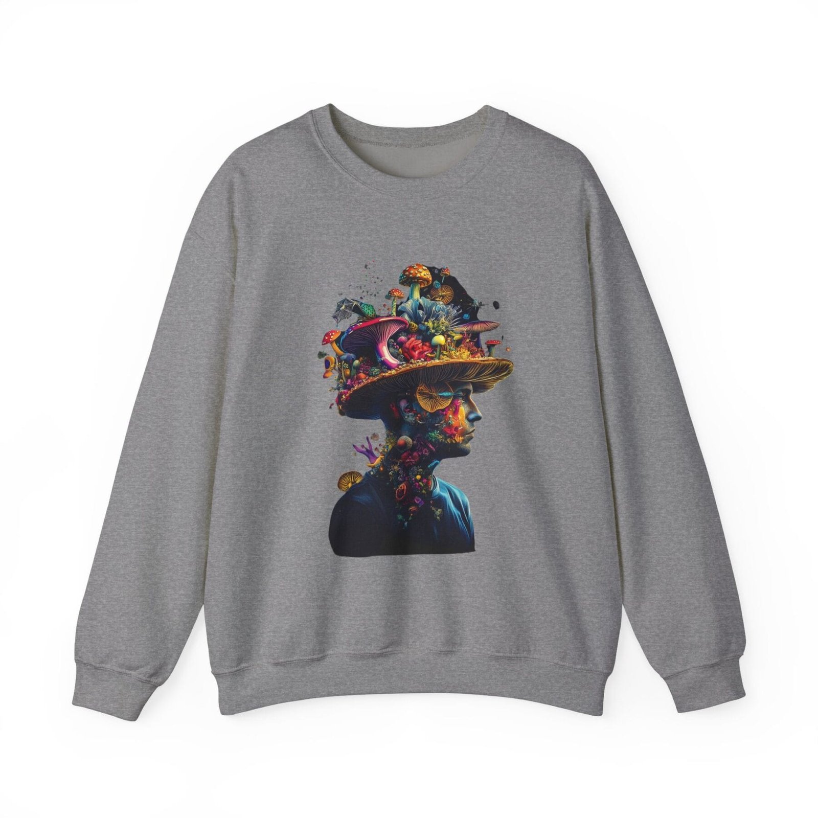 Bluza basic z motywem grzybowym 17 - Image 3
