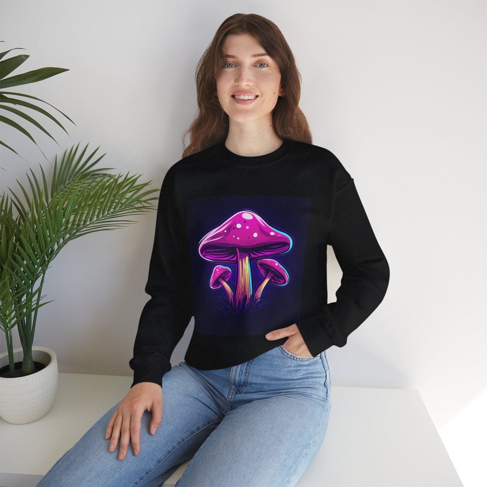Bluza basic z motywem grzybowym 20 - Image 8
