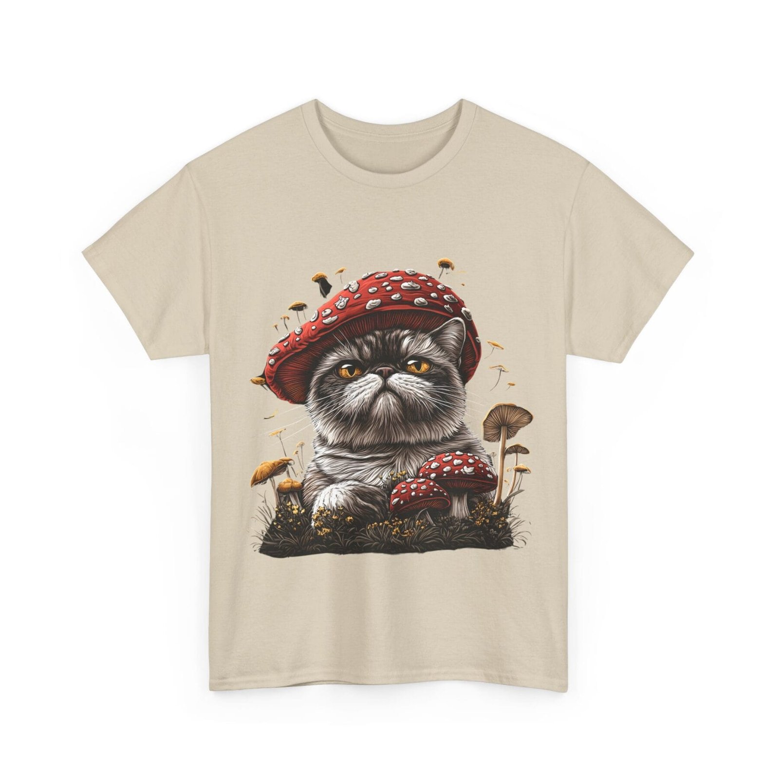 Grzybokot: T-shirt muchomor kot 4 – unisex - Image 3