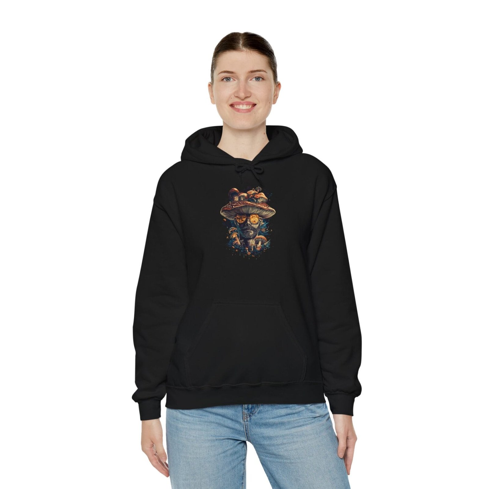 Bluza z kapturem z motywem grzybowym 14 - Image 7