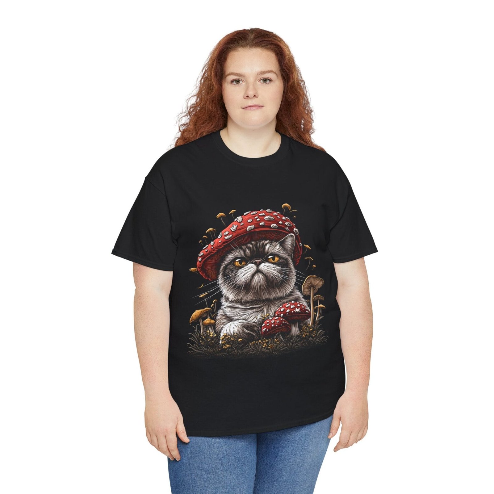 Grzybokot: T-shirt muchomor kot 4 – unisex - Image 14