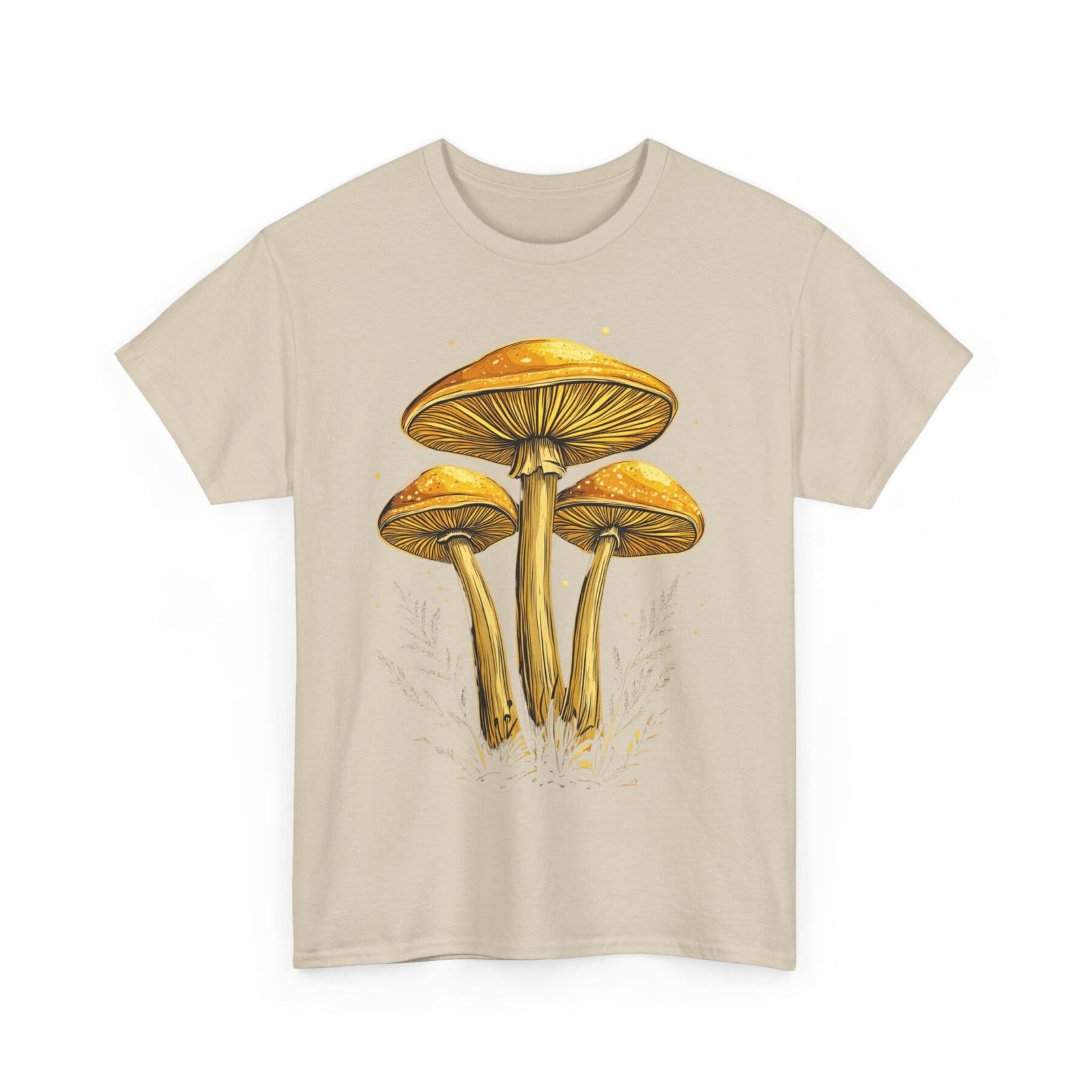 Orange Shroom: T-shirt z grzybami - unisex - Image 3