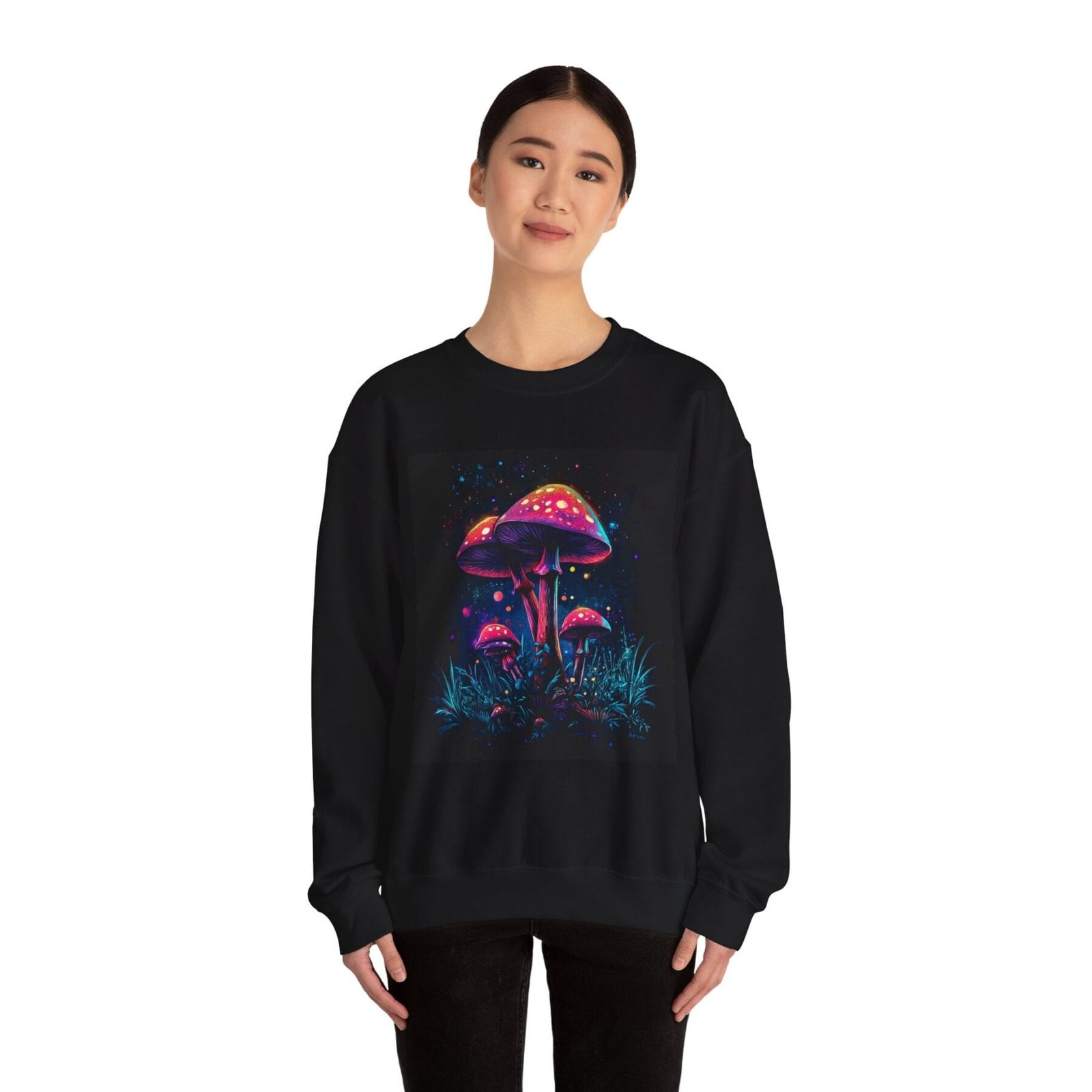 Bluza basic z motywem grzybowym 19 - Image 4