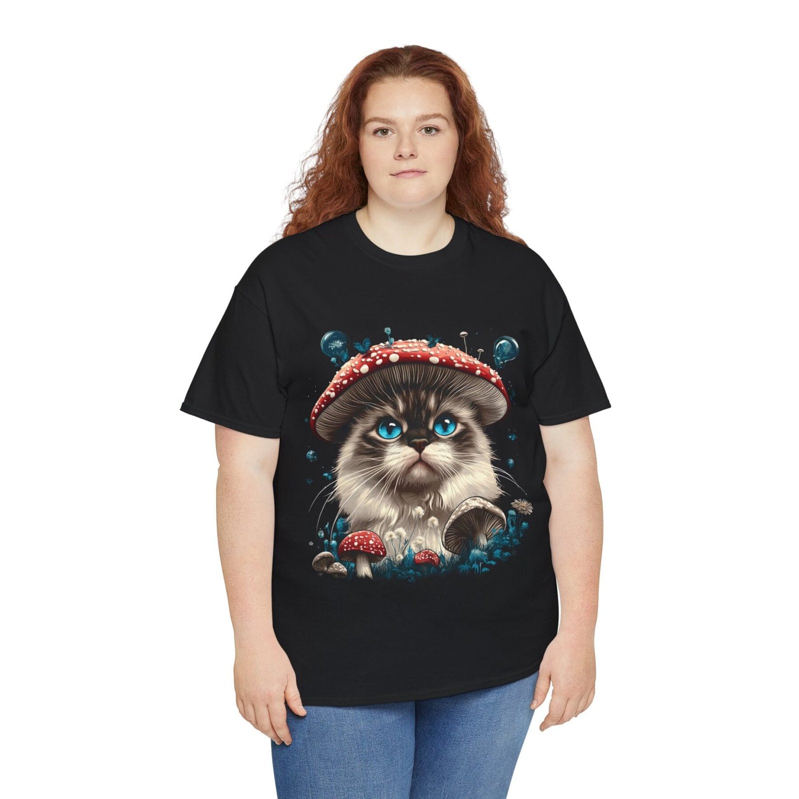 Grzybokot: T-shirt muchomor kot 5 – unisex - Image 14