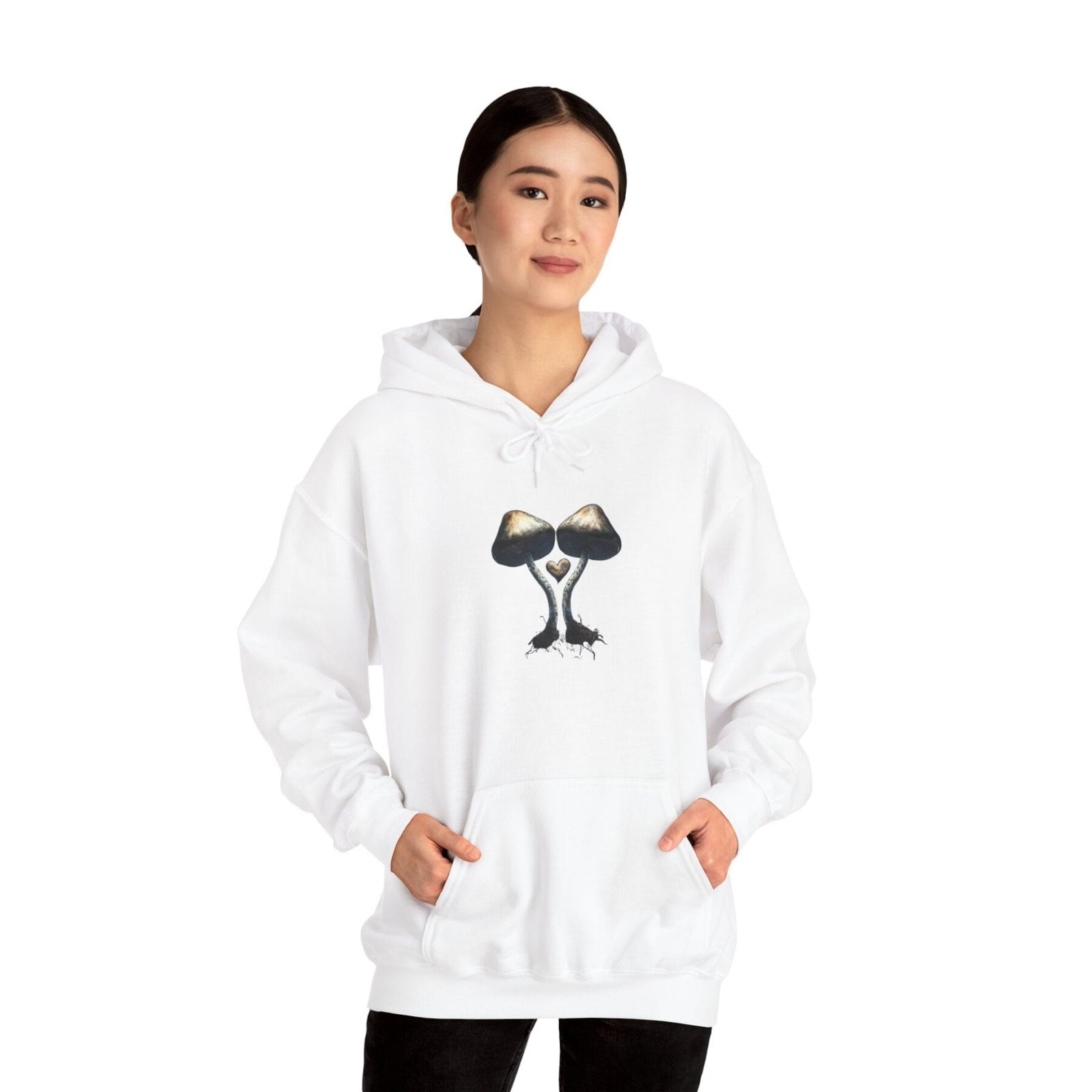 Bluza z kapturem z motywem grzybowym 6 - Image 6