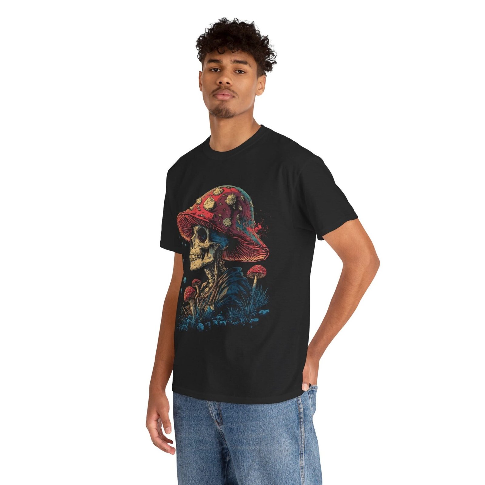 Mushroom Head 7: T-shirt unisex - Image 15
