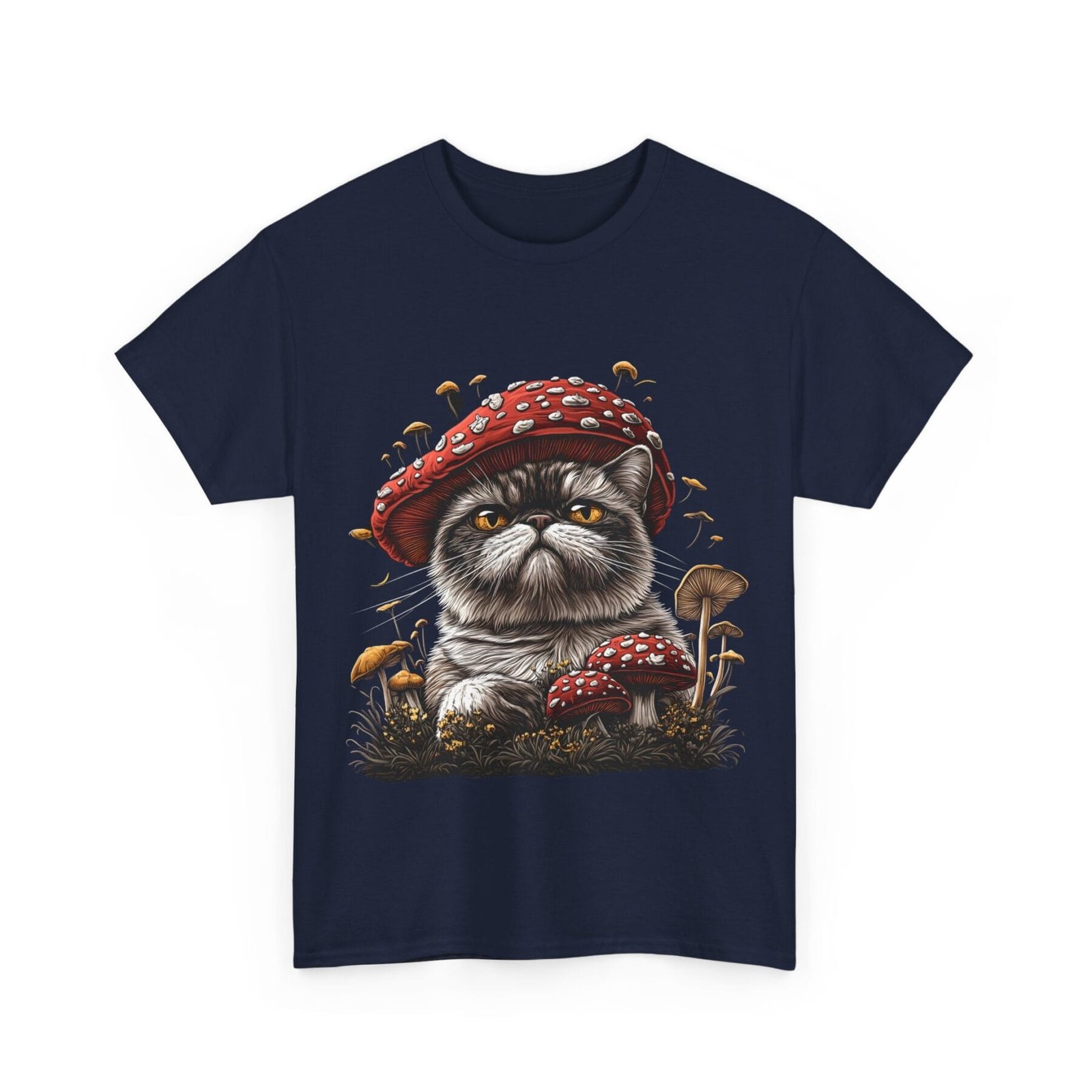 Grzybokot: T-shirt muchomor kot 4 – unisex - Image 6