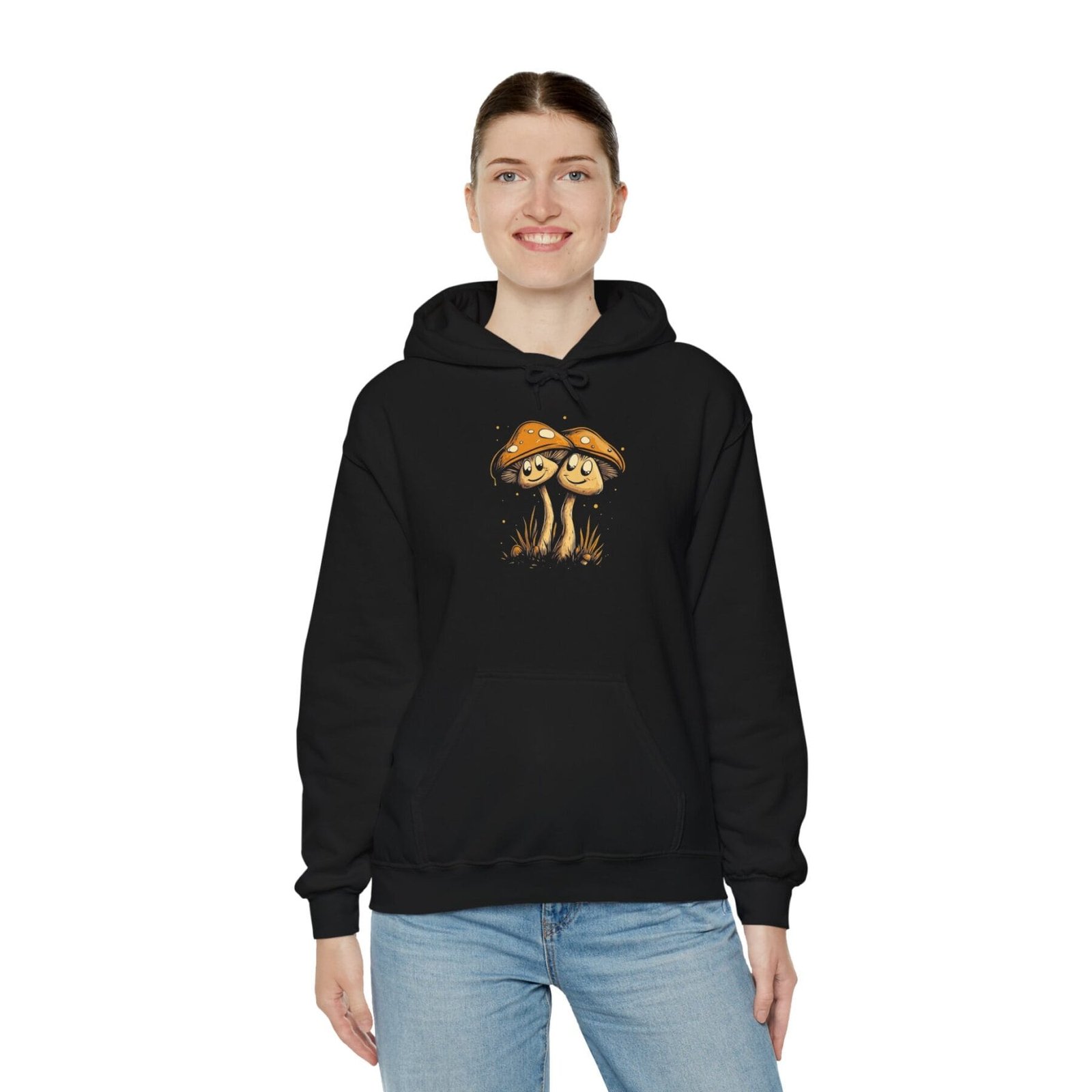 Bluza z kapturem z motywem grzybowym 27 - Image 5
