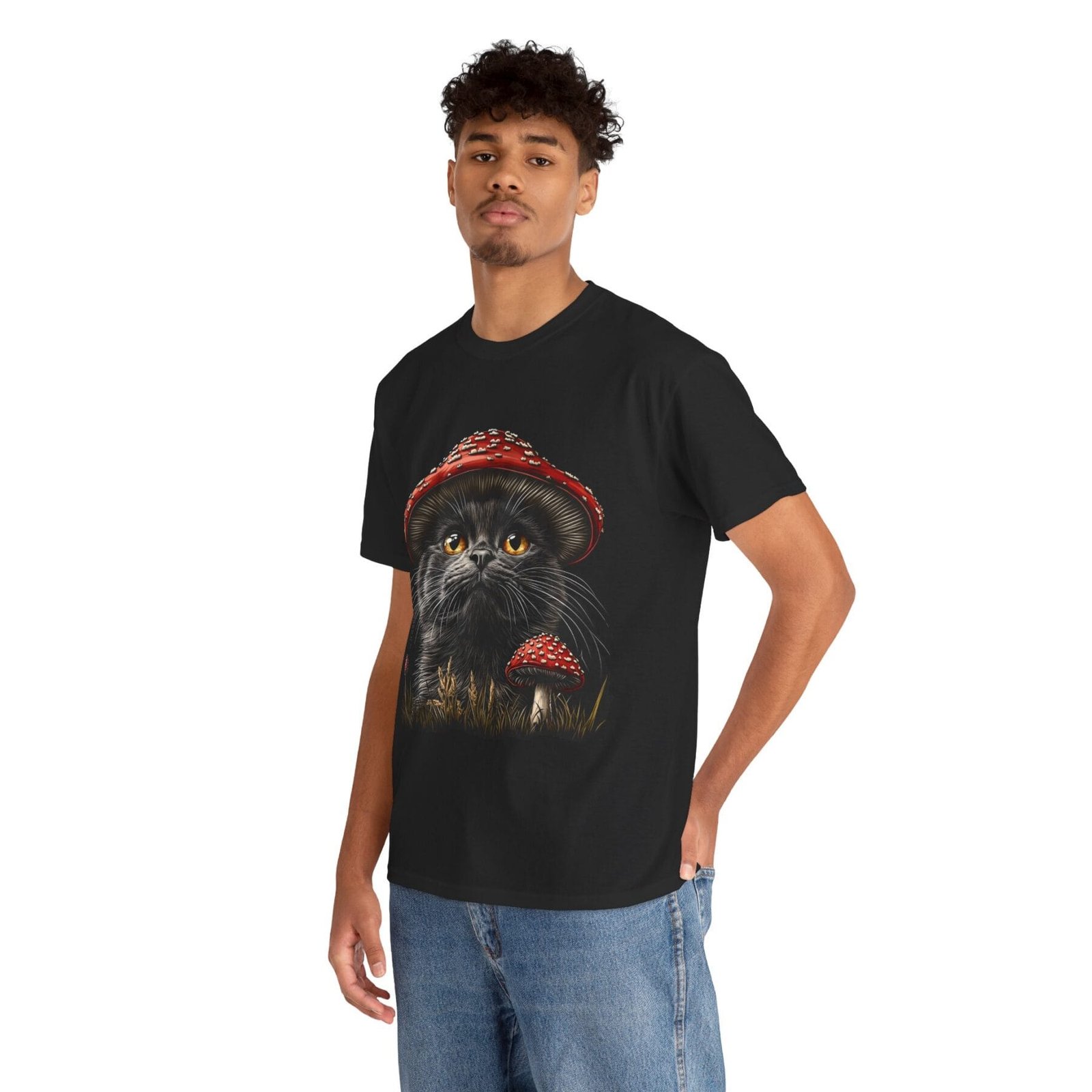 Grzybokot: T-shirt muchomor kot 3 – unisex - Image 15