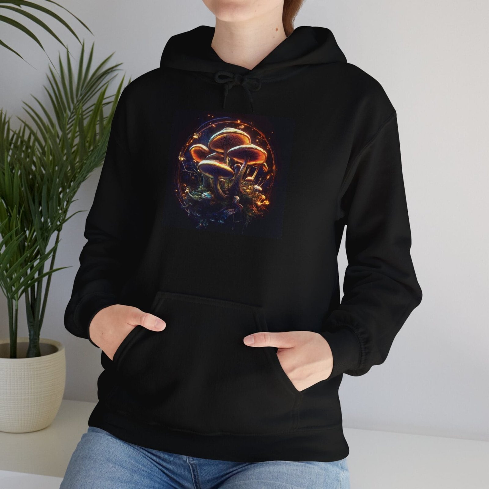 Bluza z kapturem z motywem grzybowym 21 - Image 8