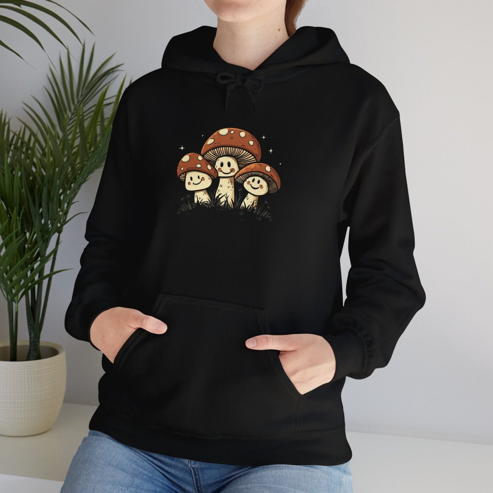 Bluza z kapturem z motywem grzybowym 26 - Image 8