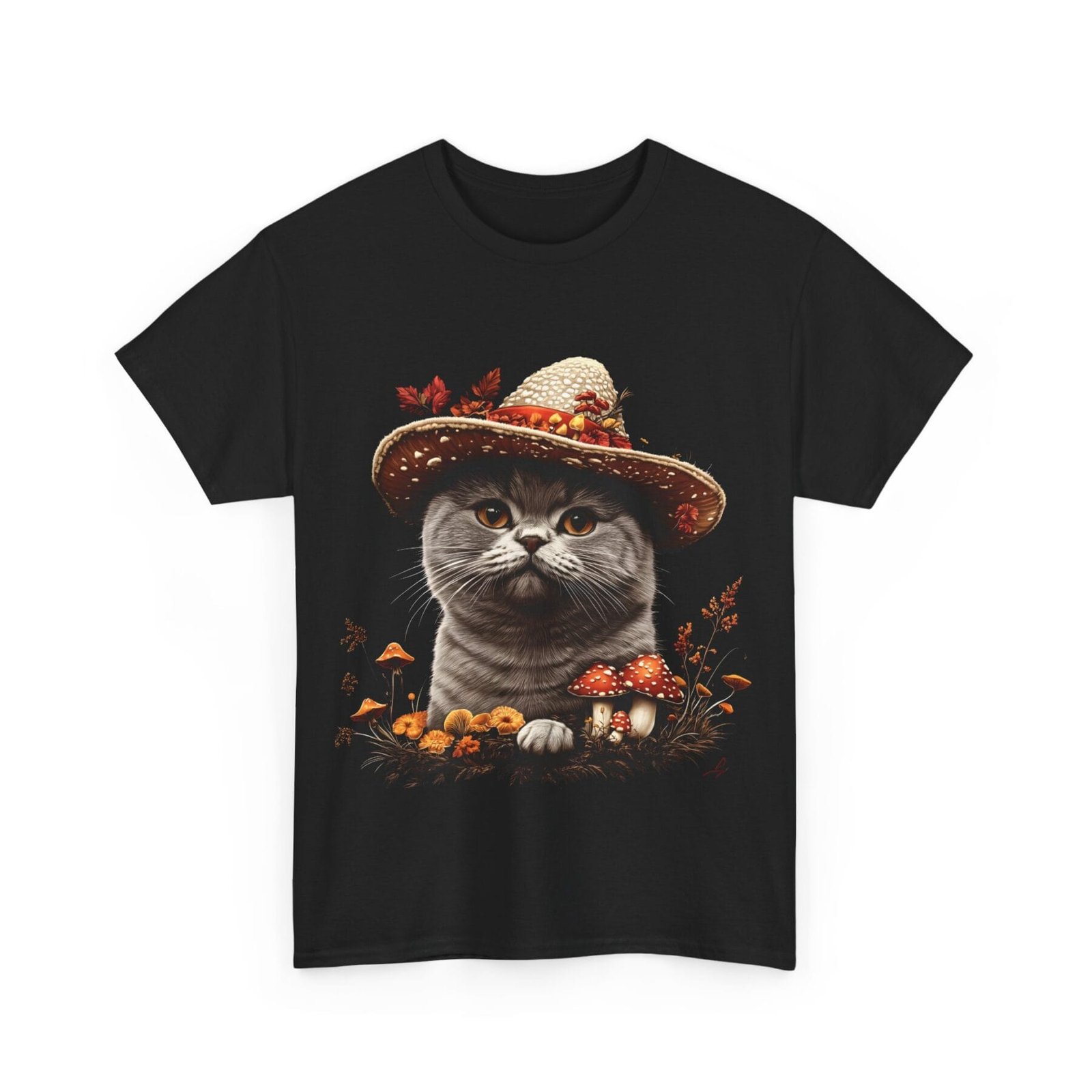 Grzybokot: T-shirt muchomor kot 2 – unisex