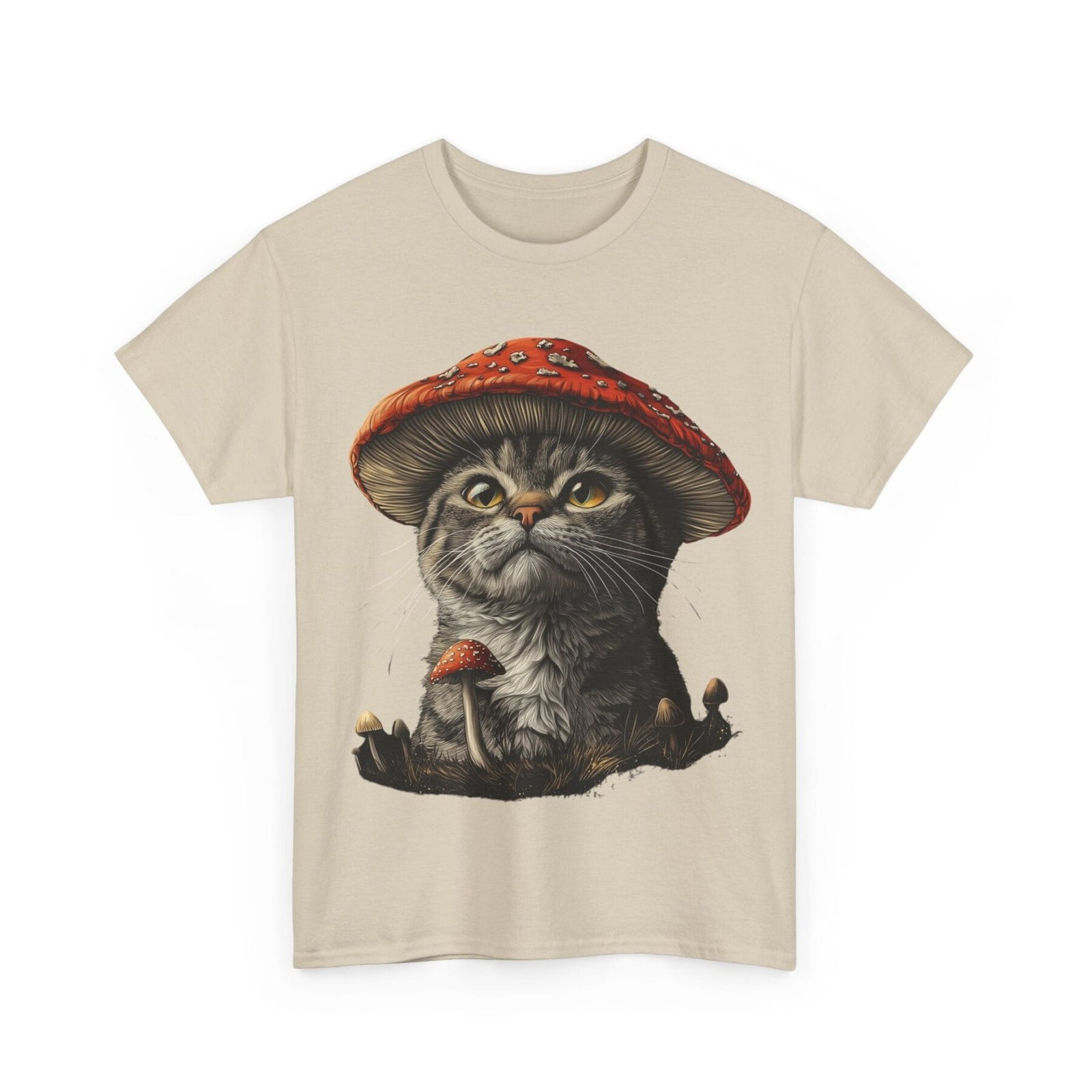 Grzybokot: T-shirt muchomor kot - unisex - Image 3