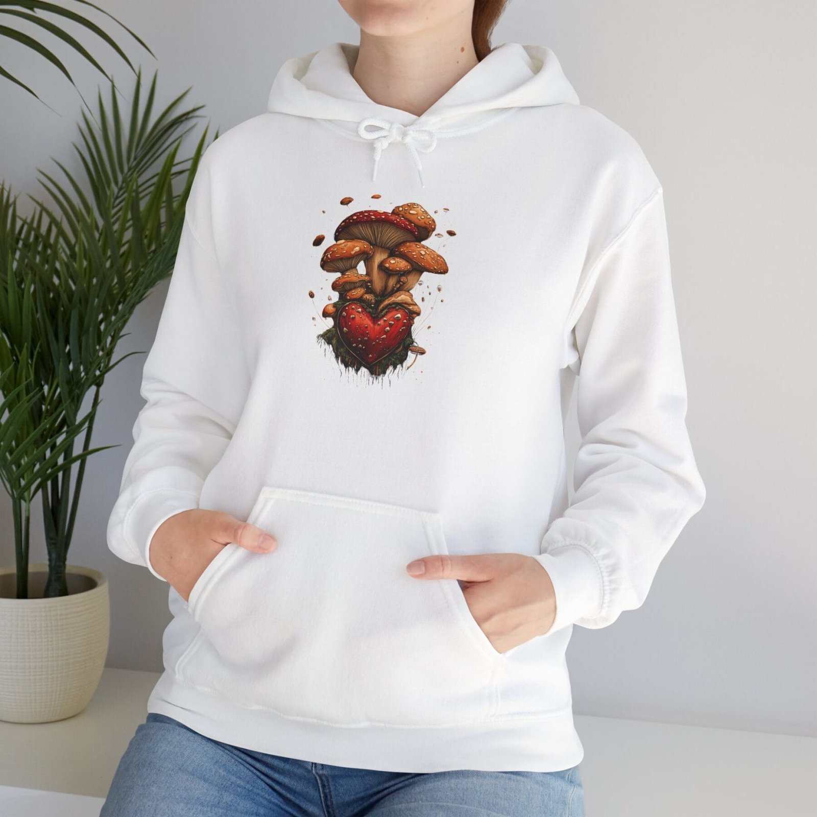 Bluza z kapturem z motywem grzybowym 1 - Image 9