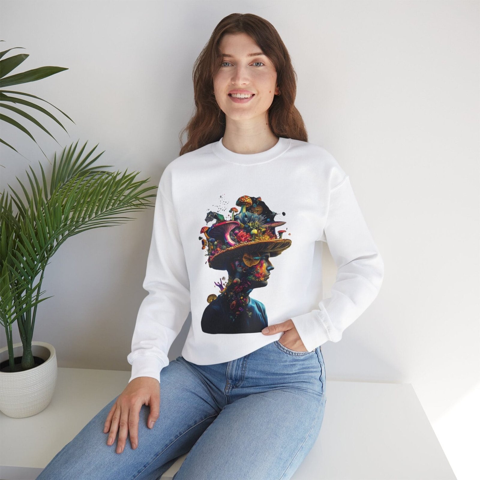 Bluza basic z motywem grzybowym 17 - Image 9