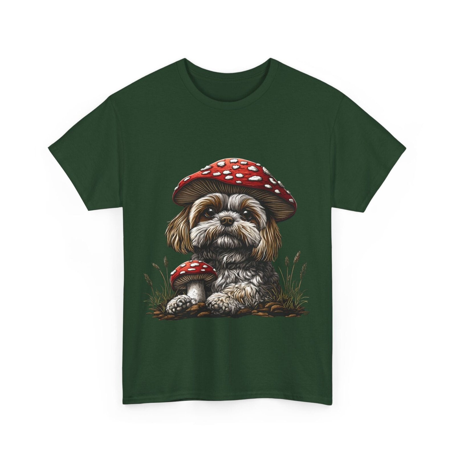 Grzybopsiak: T-shirt muchomor pies 4 – unisex - Image 4