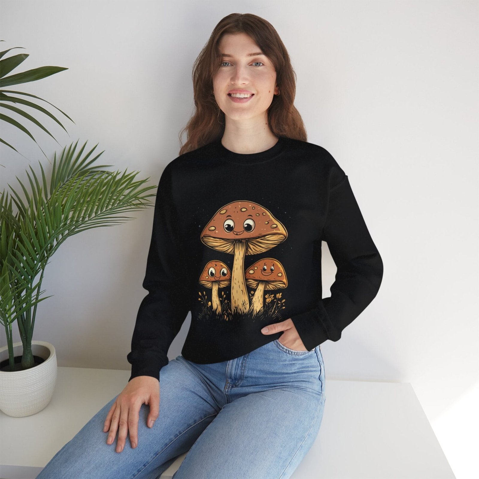 Bluza basic z motywem grzybowym 29 - Image 7